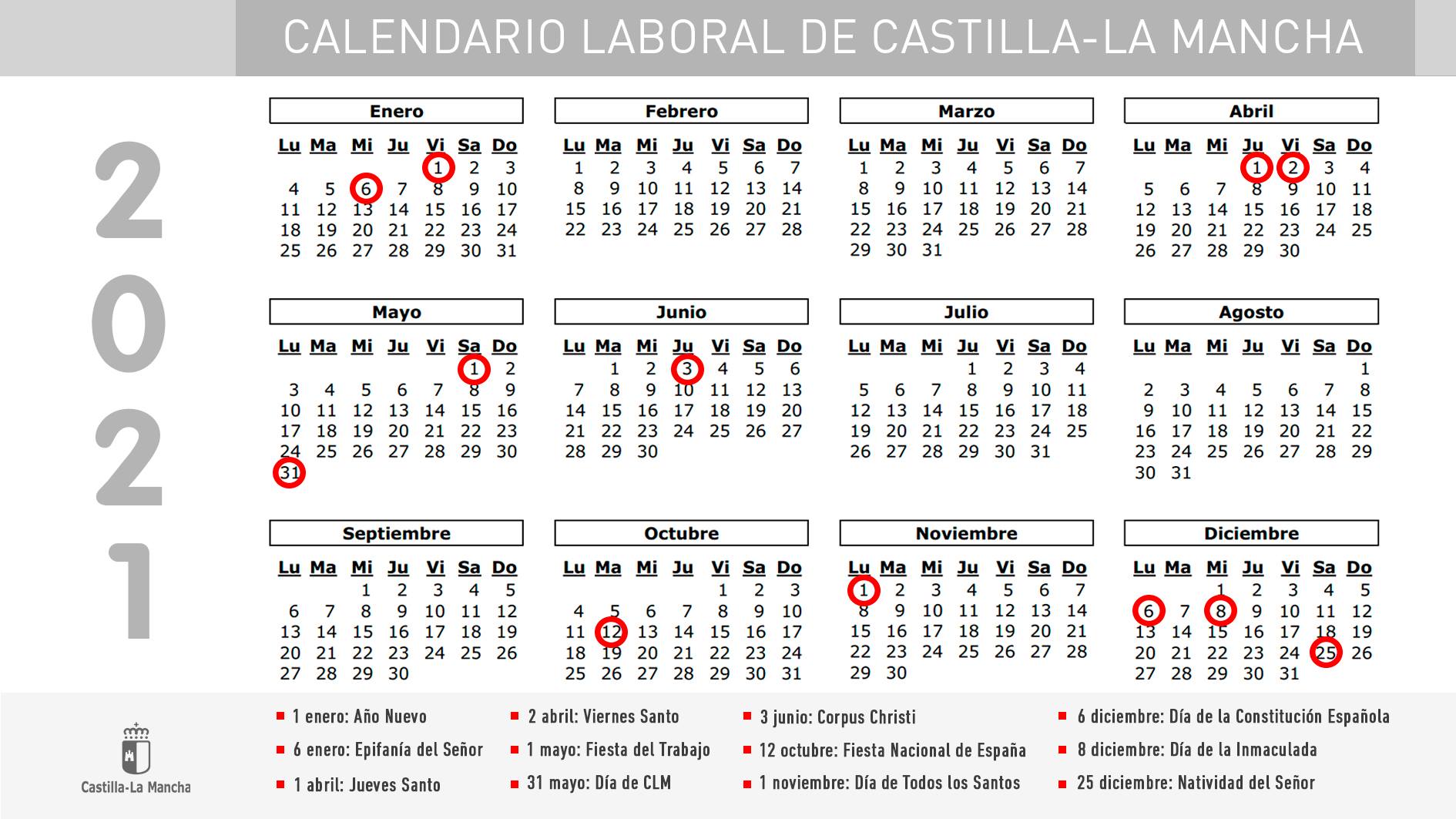 Calendario Laboral 2021 En Madrid Un Festivo Se Trasl